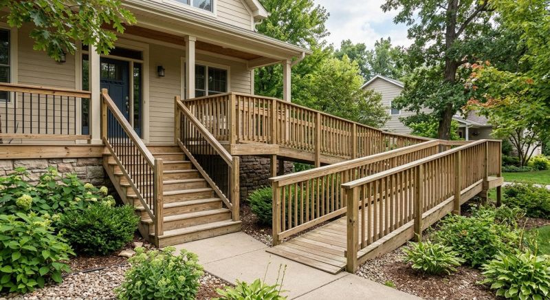 Stair Ramp Building